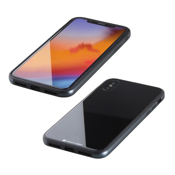 I-O DATA Deff iPhone XS Max用 ブラック BKS-IP18LTGGABK