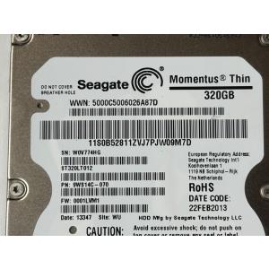 Seagate 2.5インチ SATA 320...の詳細画像2