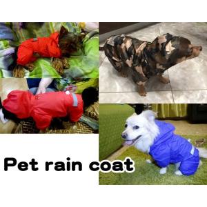 犬 猫 レインコート 服 ウェア ペット ドッ...の詳細画像2