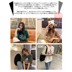 トップス レディース Tシャツ tシャツ ゆっ...の詳細画像1