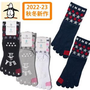 マンシングウェア レディース 秋冬新作 靴下 五本指