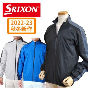 スリクソン メンズ アウター ブルゾン 薄手 軽量 裏メッシュ ストレッチ はっ水 ゴルフウェア RGMTJK01 ブランド SRIXON 3Lサイズ対応