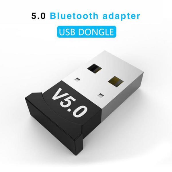 Bluetooth 5.0 USB レシーバー アダプタ 極小サイズ Windows10対応 ブルー...