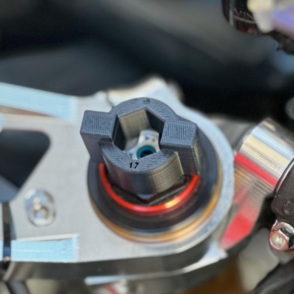 バイク サスペンション 調整 プリロード調整 手回し 工具 簡単 キズ防止 アジャスター イニシャル...