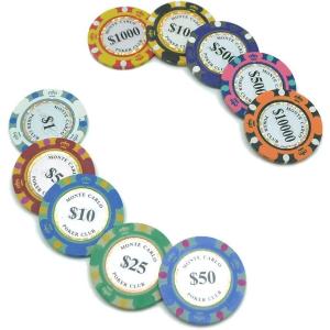 ゴルフ グリーンマーカー ポーカー カジノ チップ マーカー 10枚セット  プレゼント コンペ ラウンド用品