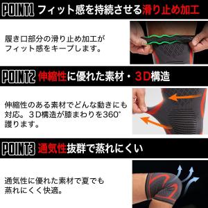 膝 サポーター 2枚 スポーツ ひざ 保護 固...の詳細画像1