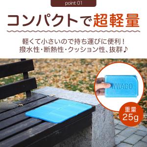 サウナマット 収納袋付き 折りたたみ サウナシ...の詳細画像1