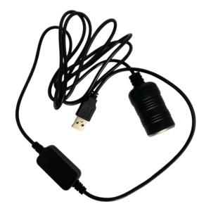 シガレットライターソケット USBポート 12V 車用 180cm メス変換アダプタコード usb シガーソケット 変換 カーチャージャー 車載充電器