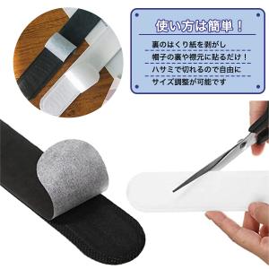 汗取りパッド 30枚 帽子 キャップライナー ...の詳細画像2