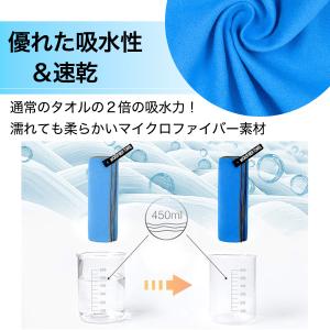 セームタオル スイムタオル 水泳 速乾タオル ...の詳細画像2