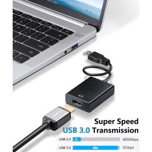 USB HDMI 変換アダプタ ドライバー内蔵...の詳細画像2