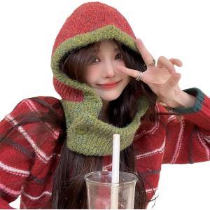 バラクラバ ニット レディース おしゃれ かわいい