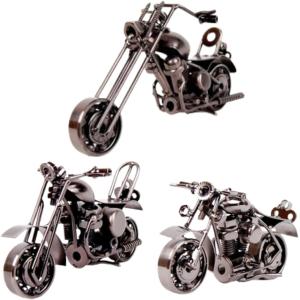 クローブキューブクラシック バイク オブジェ 3種セット アンティーク調 アメリカン 雑貨 ミニチュア 置物( SOUL BLACK)