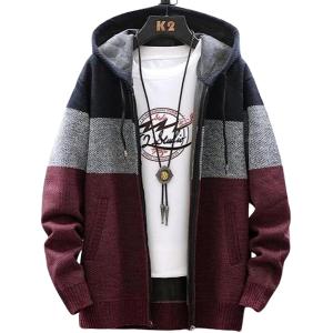 アスペルシオ メンズ S ジップアップ レッド