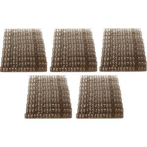 プライスキューブ M 50個 セット 金額  表示 黒 ベース