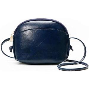 ショルダーバッグ ミニ ポシェット レトロシック 紺( ネイビー)