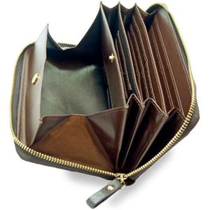 牛革 長財布 ラウンドファスナー ギャルソンウォレット 大きく開く 小銭入れ メンズ レディース