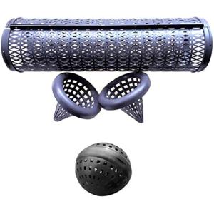 ウナギ 仕掛け 捕獲 カゴ ワナ 鰻 穴子 捕獲器 ＆ コマセカゴ セット 5個( 5個 セット)