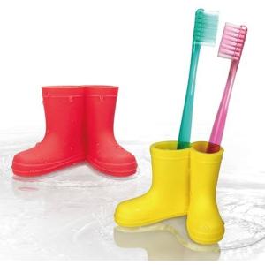 レインブーツ ハブラシホルダーレッド
