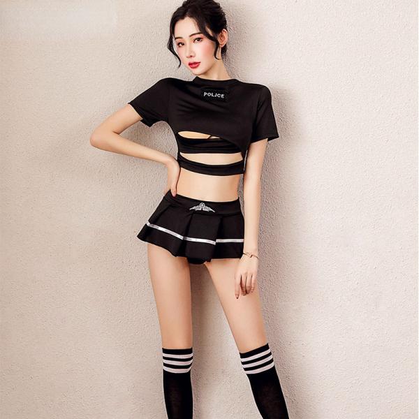 コスプレ セーラー服 ベビードール セットアップ トップス ミニスカ Tバック付き エロ コスチュー...