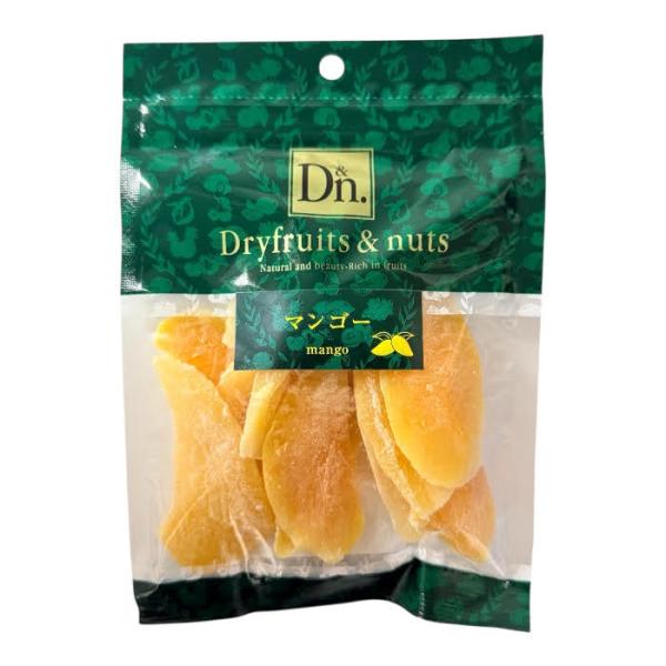 ドライマンゴー 100g｜タイ産・乾燥果実｜砂糖・クエン酸・亜硫酸塩使用｜おやつ・トッピング・製菓用