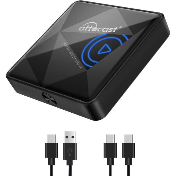 Ottocast オットキャスト 新型 Car Play ワイヤレス アダプター U2AIR Pro...