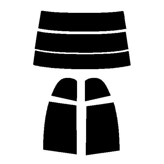 ラグジーブルー　６０％ リヤセット　アリスト JZS160・JZS161 カット済みフィルム