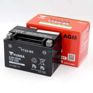 TAIWAN 台湾ユアサ YTX9-BS バイク用耐バッテリー AGM シールド型 液入り充電済み 台湾YUASA 充電後発送すぐ使える