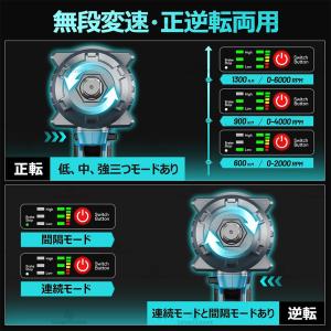 インパクトレンチ 電動インパクトドライバー 充...の詳細画像4