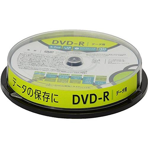 グリーンハウス DVD-R データ用 1-16倍速 10枚スピンドル GH-DVDRDB10