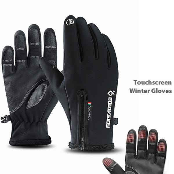 手袋 メンズ スマートフォン対応 タッチパネル対応 フリース素材 防寒 防水 防風 アウトドア グロ...