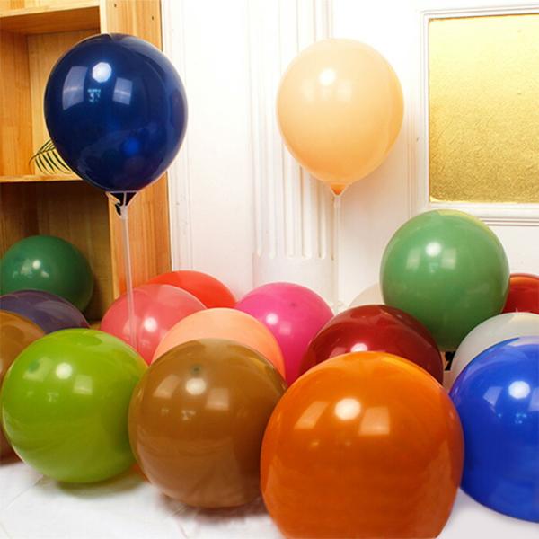 ベビーシャワー ウエディング バルーン 大きい ヘリウムガス対応 45cm 同色10個セット 誕生日...