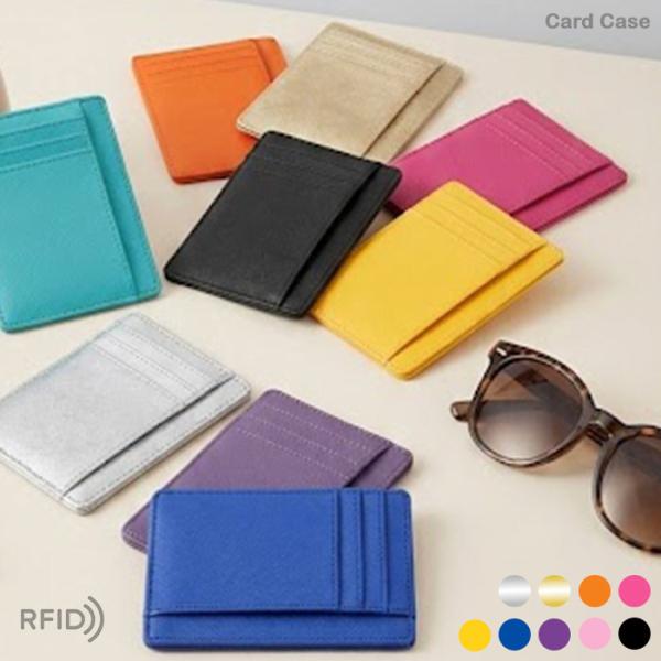 カードケース 両面ポケット コンパクト カード収納 財布 シンプル カードホルダー スキミング防止機...