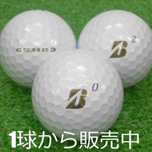 ロストボール ゴルフボール BRIDGESTONE 2024 TOUR B XS パールホワイト 1個 中古 Aランク ブリヂストン ツアーB 飛んで 止まる ディープ感 ディスタンススピン