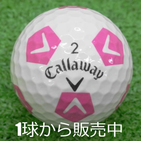 ロストボール キャロウェイ CHROME SOFT シェブ TRUVIS ピンク 1個 中古 Aラン...