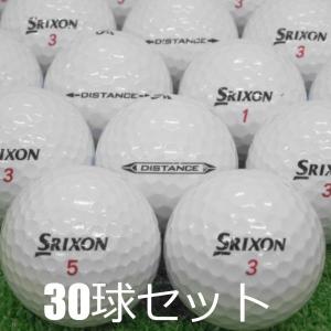 送料無料 ロストボール SRIXON ディスタンス ホワイト 30球セット 中古 Aランク スリクソン 白 ゴルフボール｜seventwo