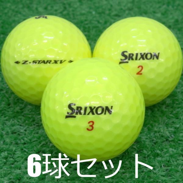 ロストボール SRIXON  Z-STAR XV プレミアムパッションイエロー 2021年モデル 6...