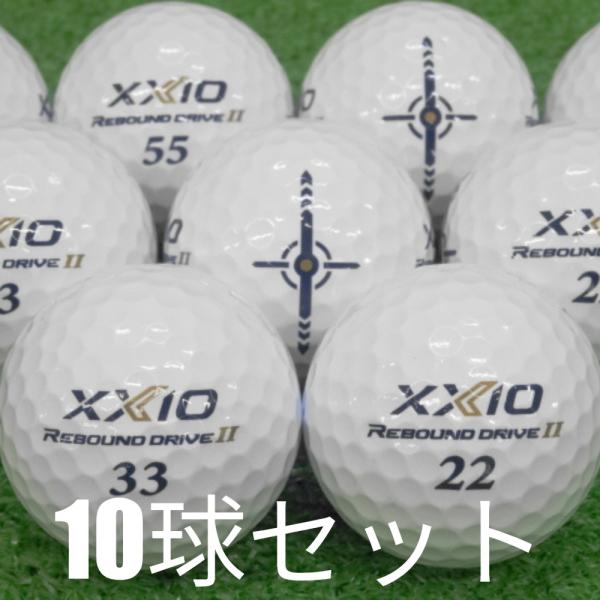 ロストボール ゴルフボール ダンロップ XXIO REBOUND DRIVE 2 ホワイト 10球セ...