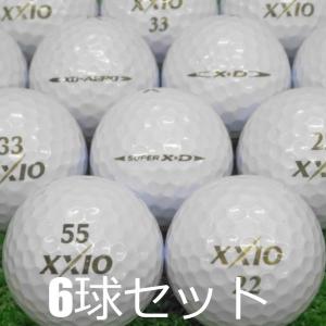 ロストボール XXIO XD パールホワイト 6球セット 中古 Aランク ゼクシオ 白 シルバー ゴルフボール｜seventwo