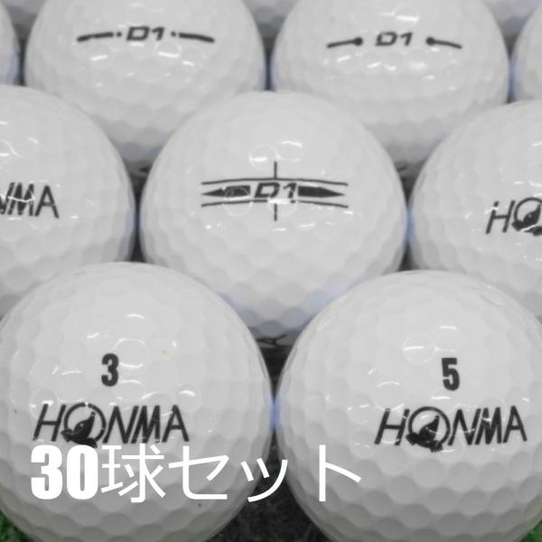 ロストボール ゴルフボール HONMA D1 ホワイト 30球セット 中古 Aランク 特選 ホンマ ...