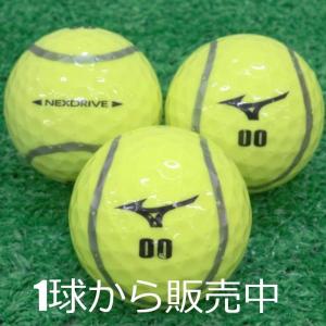 ロストボール ミズノ JPX NEXDRIVE スポーツ テニス 1個 中古 Aランク ネクスドライブ 黄色 ゴルフボール
