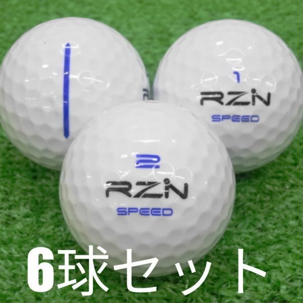 ロストボール ゴルフボール レジン RZN SPEED ホワイト 6球セット 中古 Aランク 特選 ...