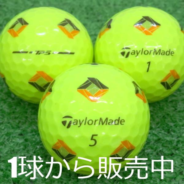 ロストボール ゴルフボール TaylorMade 2024 TP5 pix イエロー 1個 中古 A...