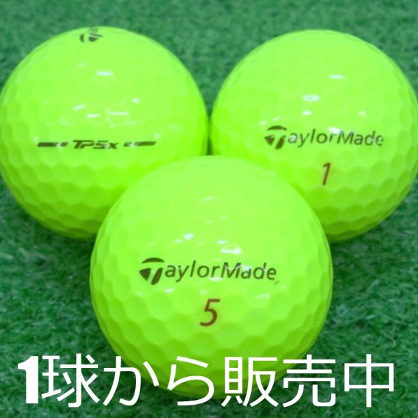 ロストボール ゴルフボール TaylorMade 2024 TP5x イエロー 1個 中古 Aランク...