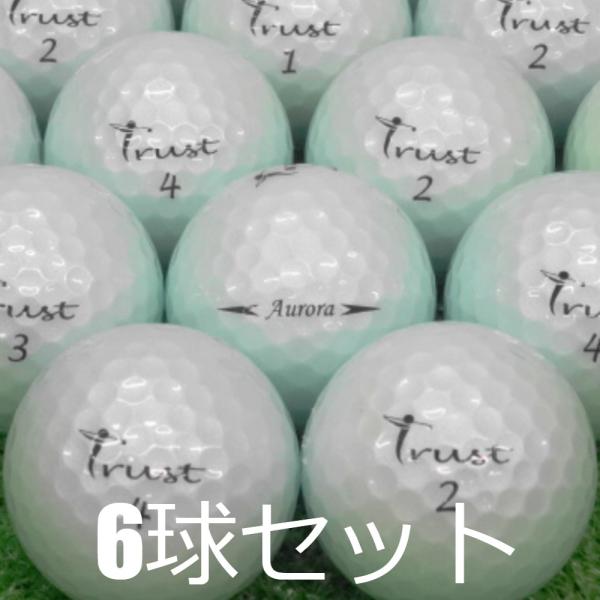 ロストボール ゴルフボール Trust Aurora クリスタルウレタンカバー3ピースリアクティブコ...