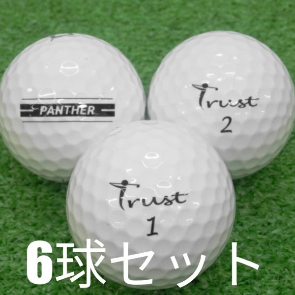 ロストボール ゴルフボール Trust Panther ホワイト 6球セット 中古 Aランク 特選 ...