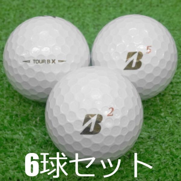 ロストボール ブリヂストン TOUR B X パールホワイト 2020年モデル 6球セット 中古 B...