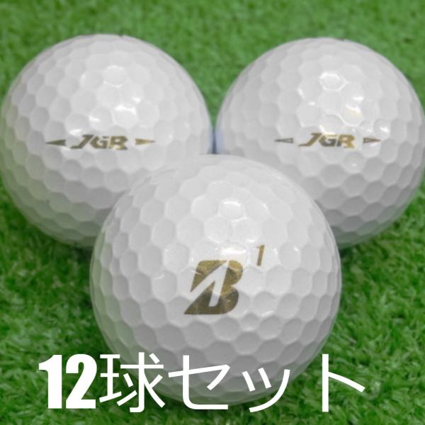 ロストボール ゴルフボール ブリヂストン TOUR B JGR パールホワイト 12球セット 中古 ...