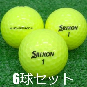 ロストボール SRIXON Z-STAR プレミアムパッションイエロー 2021年モデル 6球セット 中古 Bランク スリクソン Zスター 黄色 ゴルフボール｜seventwo