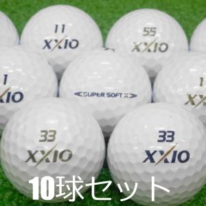 ロストボール XXIO スーパーソフトX ホワイト 10球セット 中古 Bランク ゼクシオ 白 ゴルフボール｜seventwo